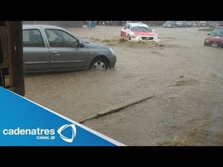 Aguacero inunda Puerto de Veracruz  / Downpour floods the port of Veracruz