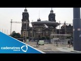 Instalan dos pantallas en Zócalo para transmitir mundial