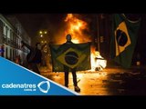 Continúan las protestas en Brasil; exigen mejores salarios (VIDEO)