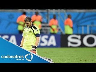 Selección Española queda eliminada del mundial 2014