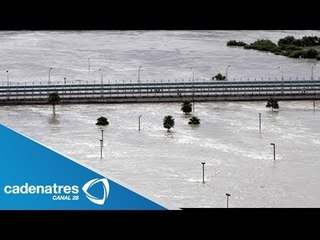 Veracruz amanece bajo el agua por fuertes lluvias que azotan el puerto
