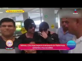 Belinda y Criss Ángel aparecieron en VIllahermosa
