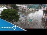 Calles de Nezahualcóyotl inundadas tras caer fuertes lluvias (VIDEO)