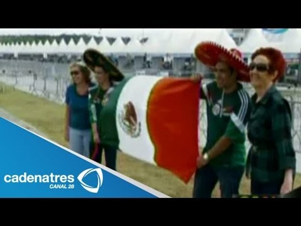 Mexicanos llegan a Recife para apoyar a su selección / Mexicans come to Recife