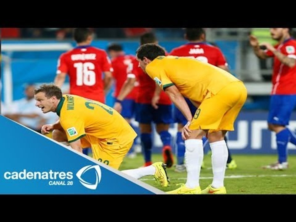 Recuento de los goles en el partido Australia V...
