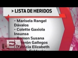 Presentan los nombres de  mexicanos heridos en Egipto / Titulares de la tarde