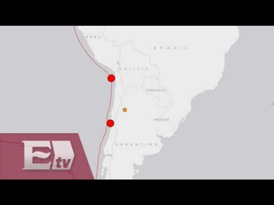 Fuerte sismo de magnitud 8.4 sacude Chile  / Vianey Esquinca