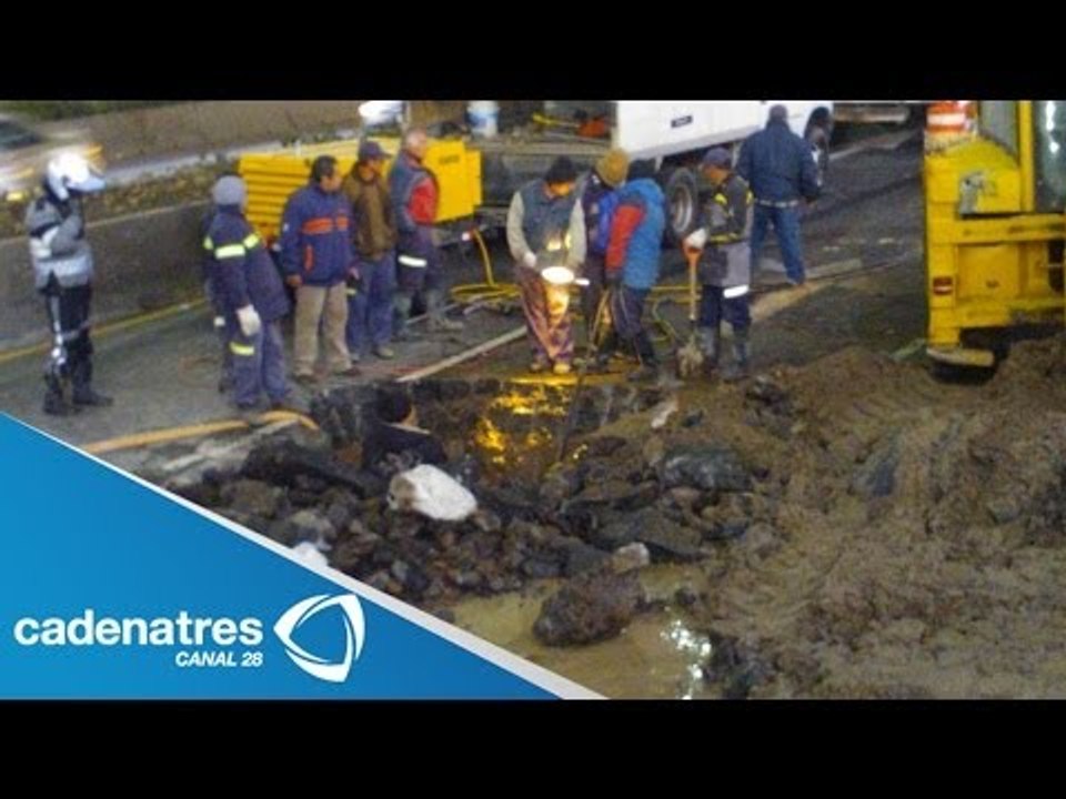 Se abre socavón en Ecatepec por fuertes lluvias / Huracanes 2014
