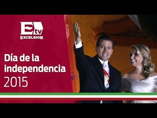 Familia presidencial da el grito de Indepencia desde Palacio Nacional