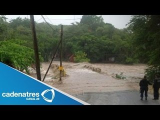 Autoridades detectan 33 puntos de riesgo por fuertes lluvias en el Edomex