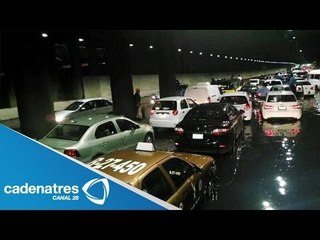 Lluvia provoca inundaciones en Polanco y Circuito Interior / Rain causes floods in Polanco