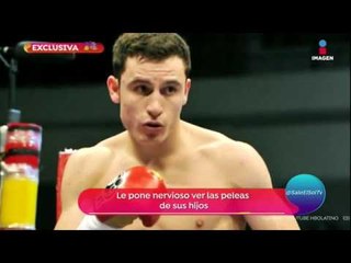 Julio Cesar Chávez esta orgulloso de sus hijos | Sale el sol