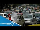 Automovilistas se manifiestan tras la aprobación del nuevo 'Hoy no circula'