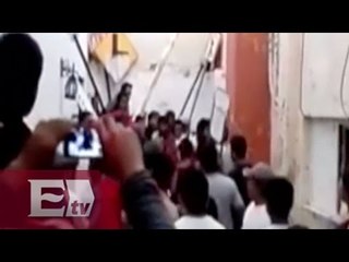 Ladrones piden ayuda de policías para no ser linchados  / Vianey Esquinca