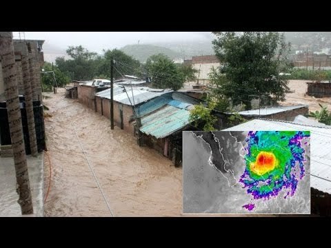 Huracán 'Elida' golpea las costas de Sinaloa / Huracanes 2014