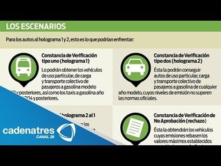 Hoy no circula: Los hologramas serán de colores