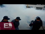 Marcha de la CNTE en Tabasco termina en enfrentamiento con policías  /Titulares de la Noche