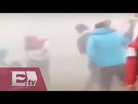Enfrentamiento entre maestros y granaderos deja varios heridos en Chiapas / Vianey Esquinca
