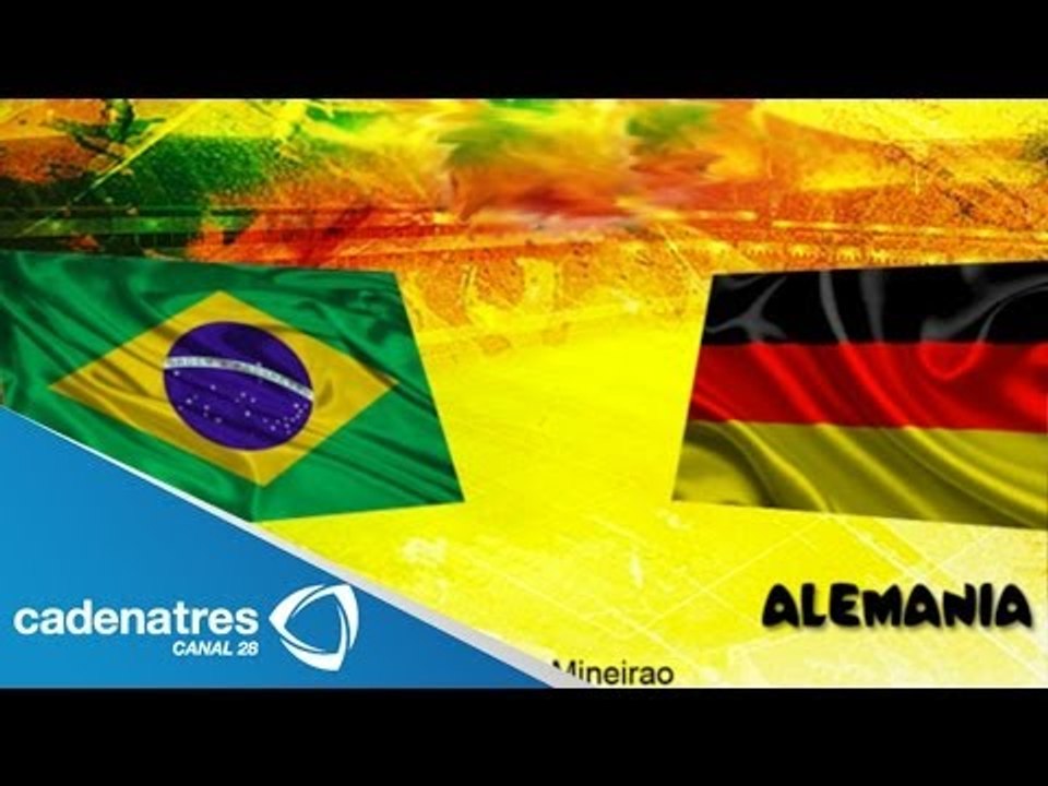 Semifinal entre Brasil vs Alemania en el mundial 2014