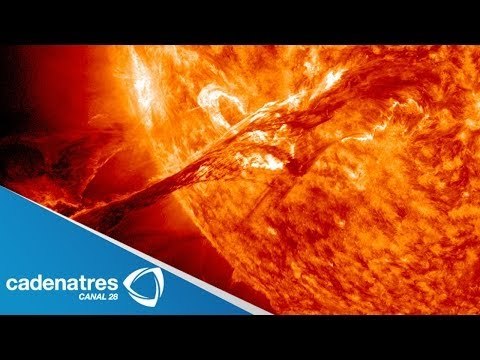 NASA capta llamarada del sol / NASA captures sun flare