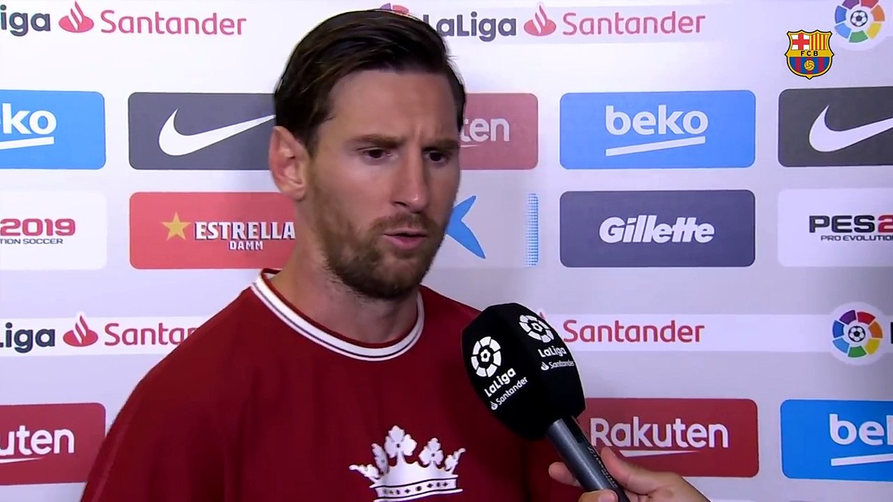 Lionel Messi- -Sabemos que tenemos que mejorar