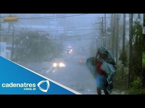Intensas lluvias deja dos personas muertas en Puebla / Huracanes 2014