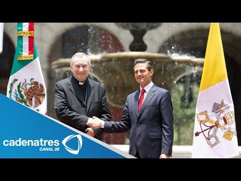 Peña Nieto recibe a Pietro Parolin, secretario del Vaticano