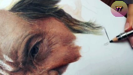 Edan! Melukis Logan Wolverin Dengan Mudah, Hasilnya Gak Ada Beda Dengan Foto Aslinya.