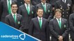 Enrique Peña Nieto recibe a la selección mexicana en Los Pinos
