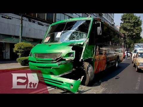 Mañana de accidentes en el DF / Jazmín Jalil