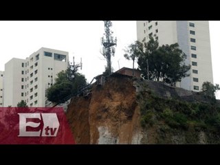 Viviendas en cerro de Santa Fe continúan en riesgo por deslave /  Excélsior informa