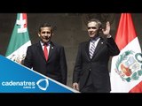 Declaran huésped distinguido al presidente de Perú Ollanta Humala en la Ciudad de México