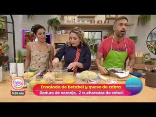 Ensalada de betabel y queso de cabra