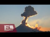 Volcán Popocatépetl lanza fumarola de 3 kilómetros  / Vianey Esquinca