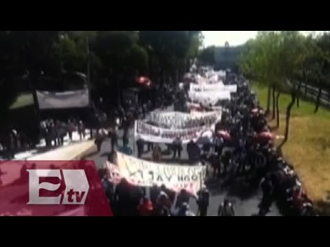 Martes caótico en la CDMX por marchas y protestas/ Vianey Esquinca