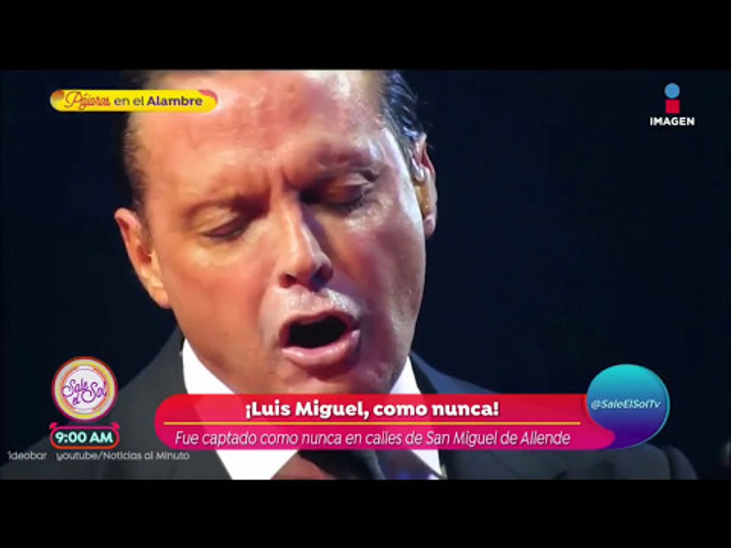 ¡Increíble! Luis Miguel sin guaruras en San Miguel de Allende | Sale el Sol