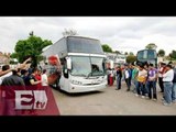 Normalistas retienen autobuses en Morelos / Vianey Esquinca