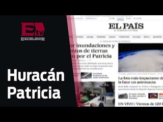 El huracán Patricia causa revuelo en la prensa internacional