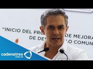Miguel Ángel Mancera afirma que Limitarán circulación de transporte pesado en el DF