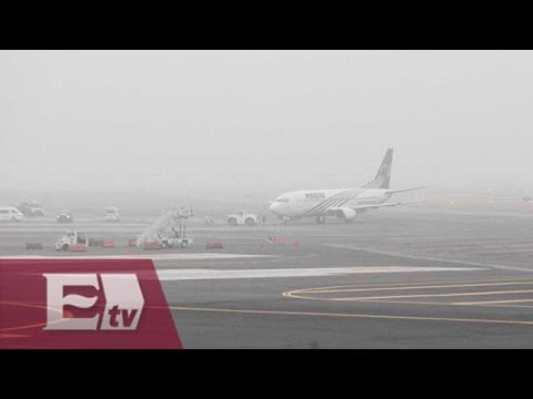 Niebla no afecta las operaciones en el AICM/ Vianey Esquinca