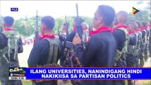 Ilang universities, nanindigang hindi nakikiisa  sa partisan politics