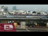 Manifestantes realizan bloqueos en Segundo Piso del Periférico / Martín Espinosa