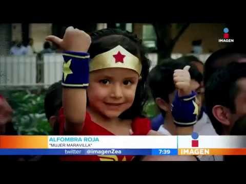Alfombra roja en México Mujer Maravilla | Imagen Noticias con Francisco Zea