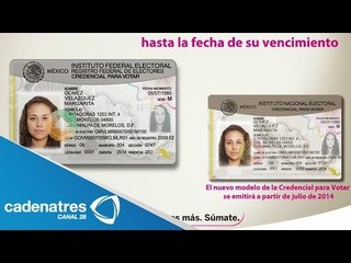 Medidas de seguridad de la nueva credencial para votar