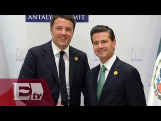 EPN se reúne con el presidente del Consejo de Ministros de Italia / Paola Virrueta