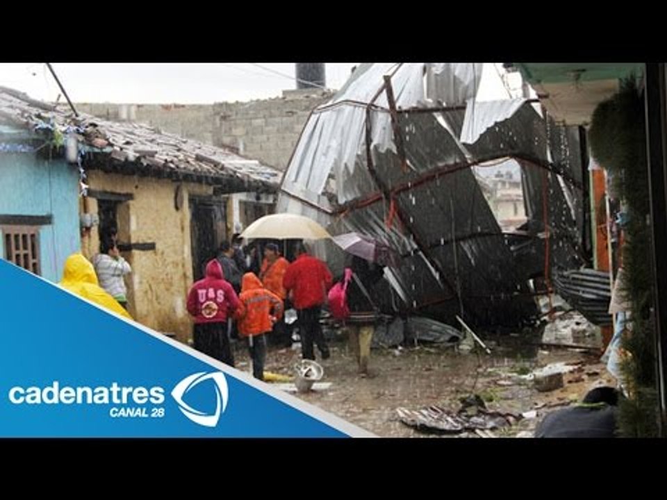 Tromba La culebra provoca severos daños en Chiapas / Tromba causes damage