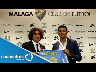 Club Málaga presenta a Memo Ochoa como nuevo guardameta