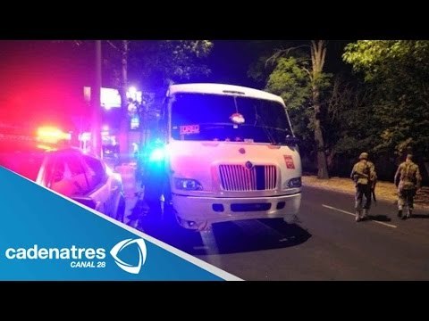 Dos asaltantes abatidos tras asaltar un transporte público en la Ciudad de México