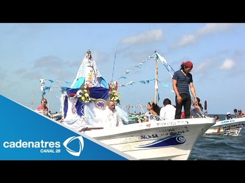Tradicional fiesta de pescadores en Campeche / Pescadores festejan a la Virgen de la Asunción