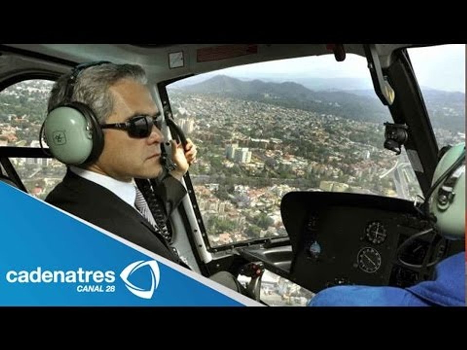 Mancera supervisa operativo de regreso a clases desde el aire